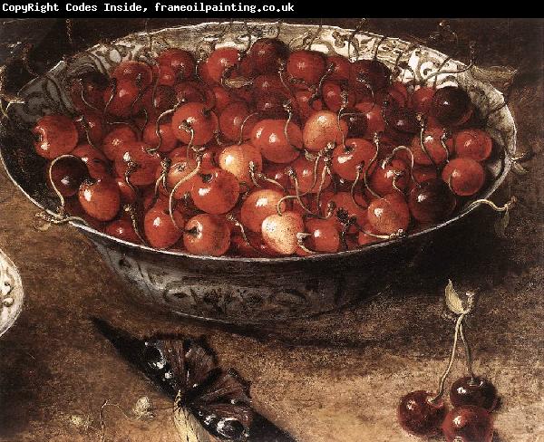 BEERT, Osias Still-Life with Cherries and Strawberries in China Bowls (detail) ghmh